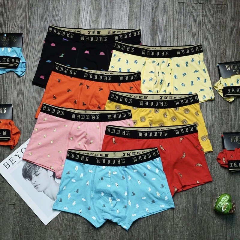 Quần Lót Boxer MADDOG Hoạ Tiết Cotton 100%