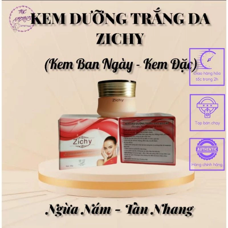 Kem dưỡng trắng da Zichy ngừa nám tàn nhang (kem đặc)