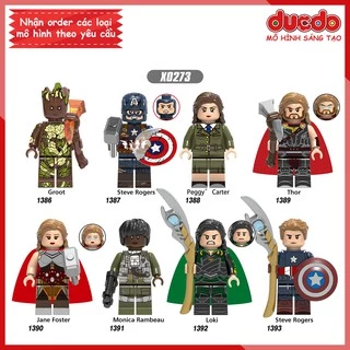 Minifigures các nhân vật trong MCU tuyệt đẹp - Đồ Chơi Lắp Ghép Xếp Hình Mini Mô hình Iron Man XINH X0273