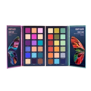 Beauty GLAZED Bướm Bảng Phấn Mắt Sắc Tố Cao Mịn Mờ & Bóng Mắt Mềm Mại Dễ Pha Trộn 18 Màu Trang Điểm Mắt