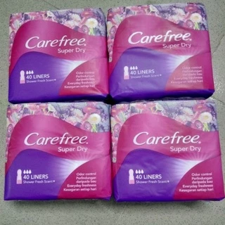[Combo 4 gói] Băng vệ sinh hàng ngày Carefree 40 miếng hàng Thái Lan