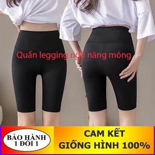 ( Sỉ ) Quần legging ngố nâng mông leging lửng nữ mỏng co dãn 4 chiều không nhăn, không xù mặc thoải mái siêu đẹp