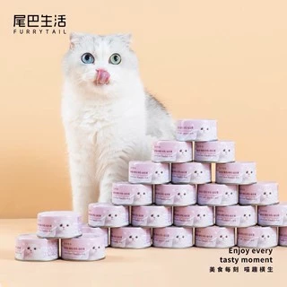 PATE VÁN SỮA FURRYTAIL 80G BỔ SUNG DINH DƯỠNG CHO MÈO