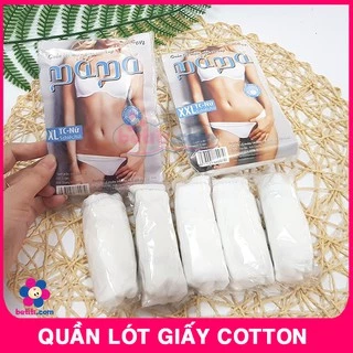 Bịch 5 Chiếc Quần Lót Giấy Cotton Tiện Dụng Cho Mẹ Sau Sinh