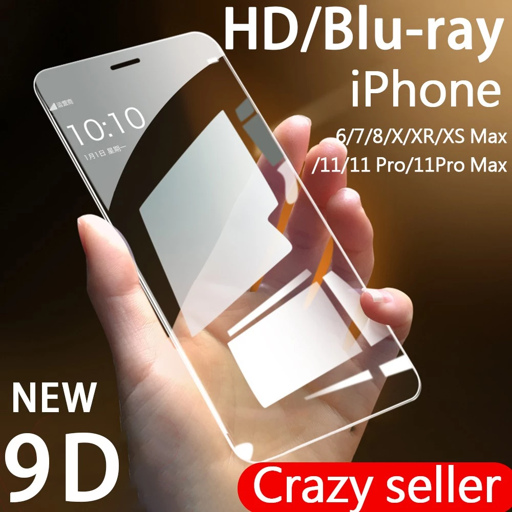 Kính Cường Lực HD Trong Suốt Chống Ánh Sáng Xanh Cho i-P Phone 6 7 8Plus X Xr Xs Max 11 11Pro Max
