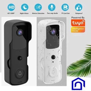 Chuông cửa thông minh wifi Tuya không dây có camera và phụ kiện đi kèm - App Smartlife 🌐GIÁ TỐT🌐