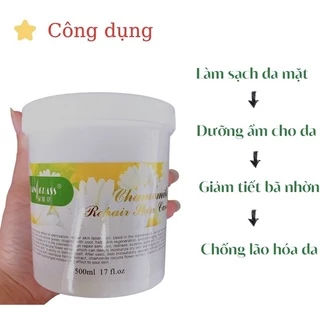 Kem massage mặt hoa cúc 500gram