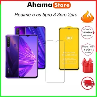 Kính Cường Lực Realme 5 5pro 3 3pro 2pro 5s [FM]