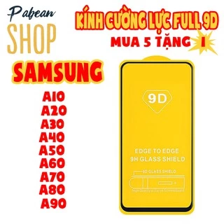 KÍNH CƯỜNG LỰC FULL 9D CHO SAMSUNG A10/A20/A30/A40/A50/A60/A70/A80/A90