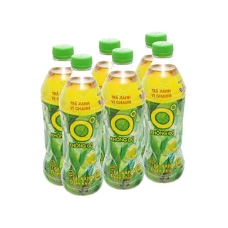 Trà xanh Không Độ vị chanh 455ml (Lốc 6 chai)