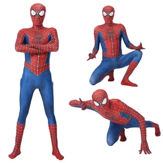 Raimi Cosplay Người Nhện Người Lớn Trẻ Em Trang Phục Người Nhện Halloween Zentai Áo liền quần