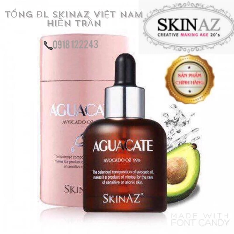 Tinh chất bơ Skinaz Hàn Quốc 30ml