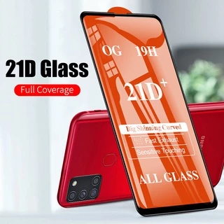 Kính cường lực Full màn 21D Cho Samsung Galaxy A10 A20 A30 A50 A01 A02 A03 A04 A05 A11 A31 A51 A71 A12 A22 A32 A42 A52 A72 A13 A23 A33 A53 A73 A14 A24 A34 A54 A15 A25 A35 A55 S20 S21 S23 FE