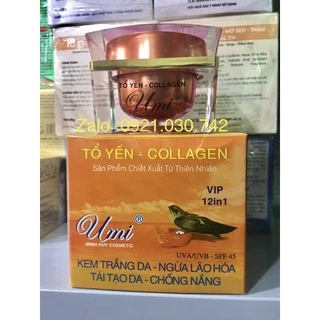 kem umi Yến đỏ trắng da,chống lão hoá,ngừa nhăn,giữ ẩm,ngăn ngừa mụn nám hủ 25g