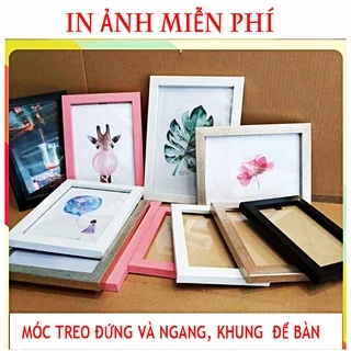 [IN ẢNH MIỄN PHÍ] Khung tranh - khung ảnh treo tường, để bàn meca 10x15, A3, A4, A5 Tại Nghệ Thuật Việt Siêu rẻ