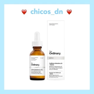 [BILL US] Serum dưỡng mắt, giảm quầng thâm - Caffeine Solution 5% + EGCG – The Ordinary.