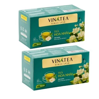 Combo 02 hộp trà thảo mộc túi lọc hoa nhài Vinatea 50g