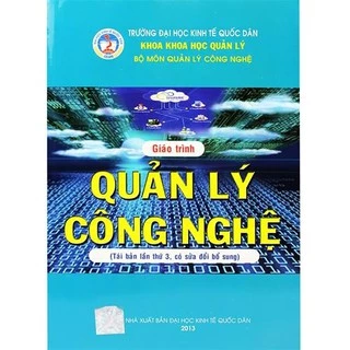 [ Sách ] Giáo Trình Quản Lý Công Nghệ