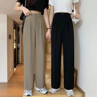 Quần Ống Rộng- Quần Ống Suông Culottes Ulzang Dáng Dài 008