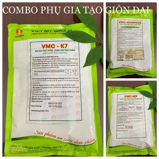 PHỤ GIA GIÒ CHẢ COMBO 3 PHỤ GIA TẠO GIÒN DAI CHO GIÒ CHẢ