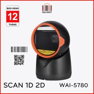 Máy quét mã vạch đa tia dPos WAI5780 để bàn scan đọc mã vạch Barcode 1D mà QR Code 2D