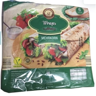 Vỏ Bánh tortilla Muhlengold 6 tấm 372g - Đức