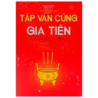 Sách - Tập văn cúng gia tiên (minh lâm)