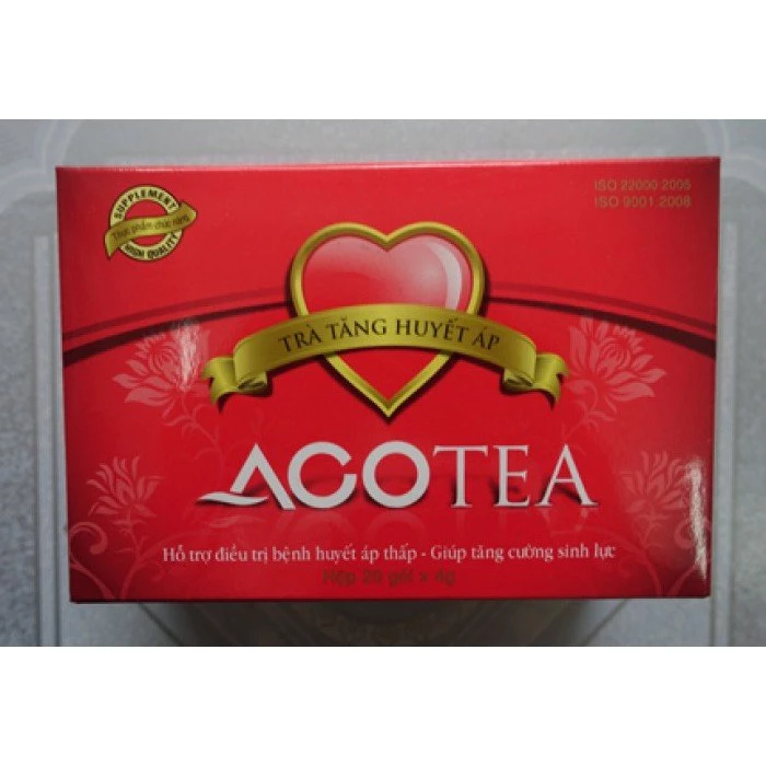 TRÀ TĂNG HUYẾT ÁP Trà  Acotea - hỗ trợ tăng huyết áp từ thảo dược -  (hộp 20 gói)