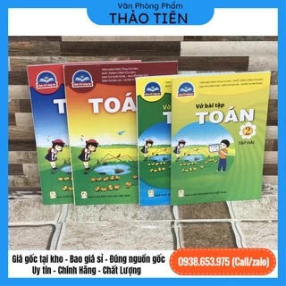 Vở học toán +vbt toán lớp 2 theo chân troi sáng tạo  [VPP Thảo Tiên]