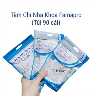 Tăm chỉ nha khoa Famapro cao cấp (Túi 90cái) bảo vệ sức khoẻ răng miệng