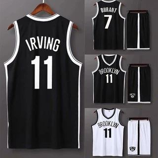 Bộ quần áo bóng rổ số 7 hoặc số 11 Brooklyn/Kyrie Irving/ Kevin Durant tùy chọn thiết kế thời trang cho nam