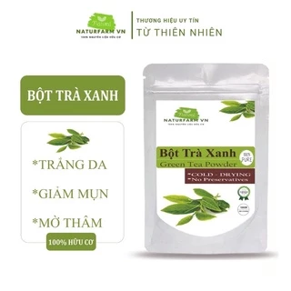 Bột Đắp Mặt Nạ Trà Xanh Mộc Châu Nguyên Chất 100g