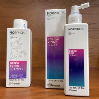 Combo Dầu gội và xịt Framesi Morphosis chăm sóc tóc rụng và kích thích mọc tóc Densifying 250ml/150ml