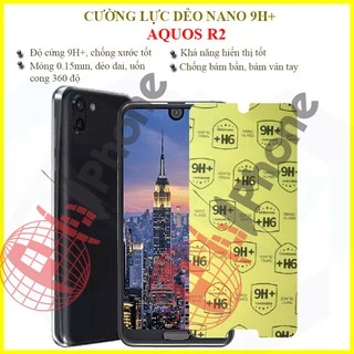 Dán cường lực dẻo nano Sharp Aquos R2