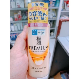 Sữa dưỡng ẩm Hada Labo Gokujyun Premium Emulsion màu vàng Nhật