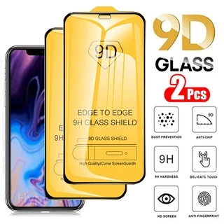 Set 2 Kính Cường Lực 9D Bảo Vệ Màn Hình Điện Thoại iPhone 13 12 11 Pro Max X XR Xs Max 6 6s 7 8 Plus SE2 SE3 13 Mini