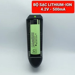 Achun.vn - BỘ SẠC PIN 18650 - 4.2V - 500mA CHO PIN LITHIUM-ION