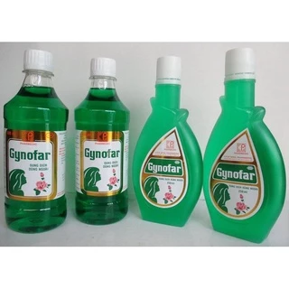 Chai 500ml - Gynofar - Dung dịch vệ sinh hỗ trợ giảm ngứa dị ứng, rôm, sảy