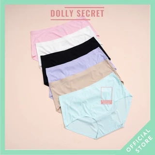 Combo 5 quần lót nữ đúc su non thun lạnh không viền cạp ép cao cấp DOLLY SECRET QL005