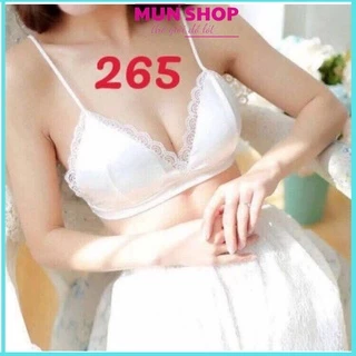 Bra Phi Lụa Bóng Viền Ren Điệu Đà Sexy 265