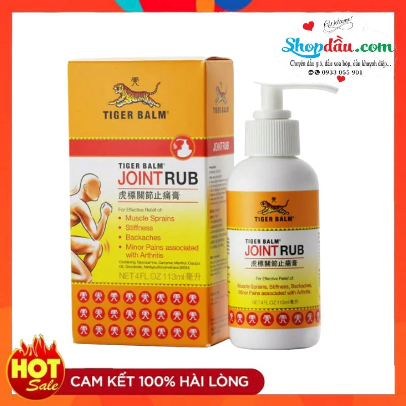 Dầu nóng xoa bóp tiger balm joint rub