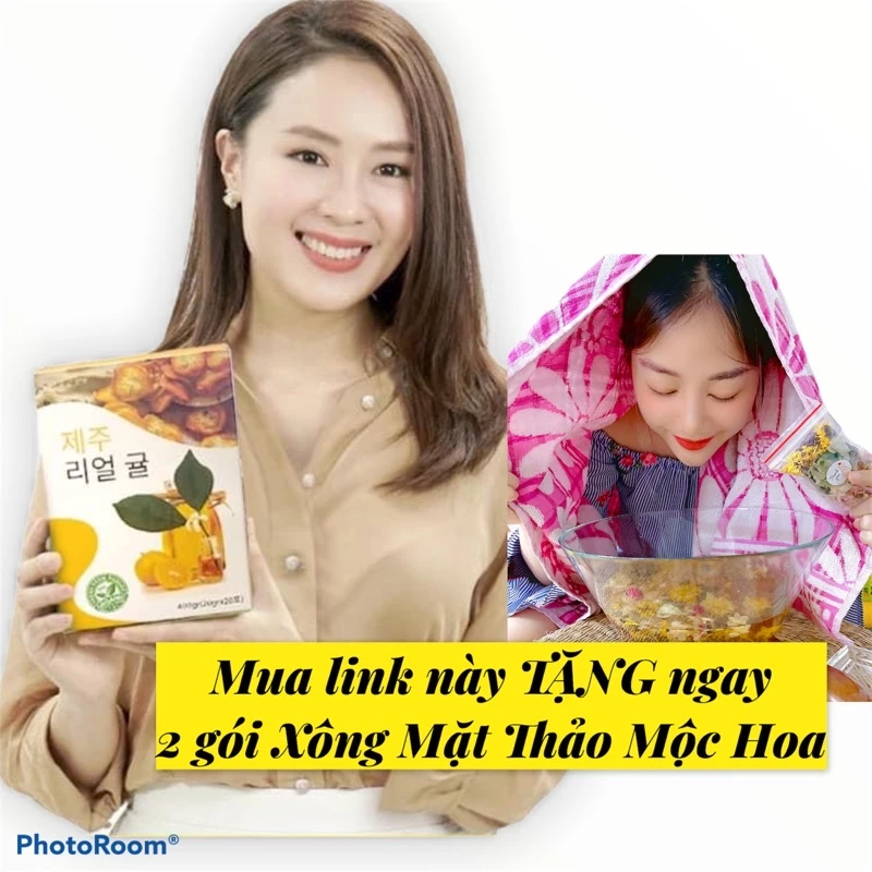 Trà Tắc Jeje Hàn Quốc Tặng 2 Gói Xông Mặt