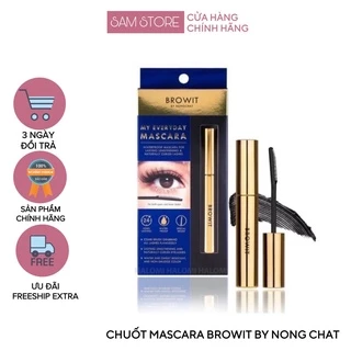 Mascara chuốt mi Browit Nongchat Thái Lan làm dài và dày mi cong suốt 24h