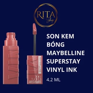 [MÀU MỚI] Son kem bóng M aybelline Superstay Vinyl Ink giữ màu suốt 16h