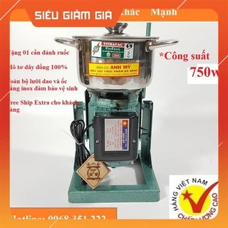 Máy xay thịt công nghiệp 750W làm giò, chả (Tặng kèm T13 tháo lưỡi, 01 cần xay ruốc)