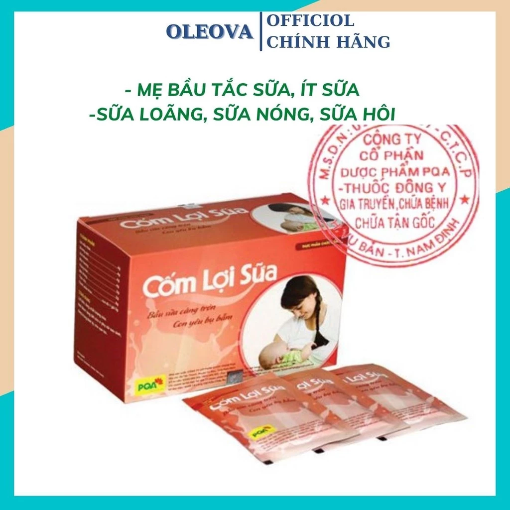 (chính.hãng)Cốm lợi sữa pqa cho bà bầu OLEOVA RD11 (25 gói)