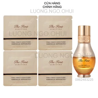 Gói tinh chất vàng Ohui The first tái sinh trẻ hóa da toàn diện với vàng 24k - ohui the first geniture ampoule advanced