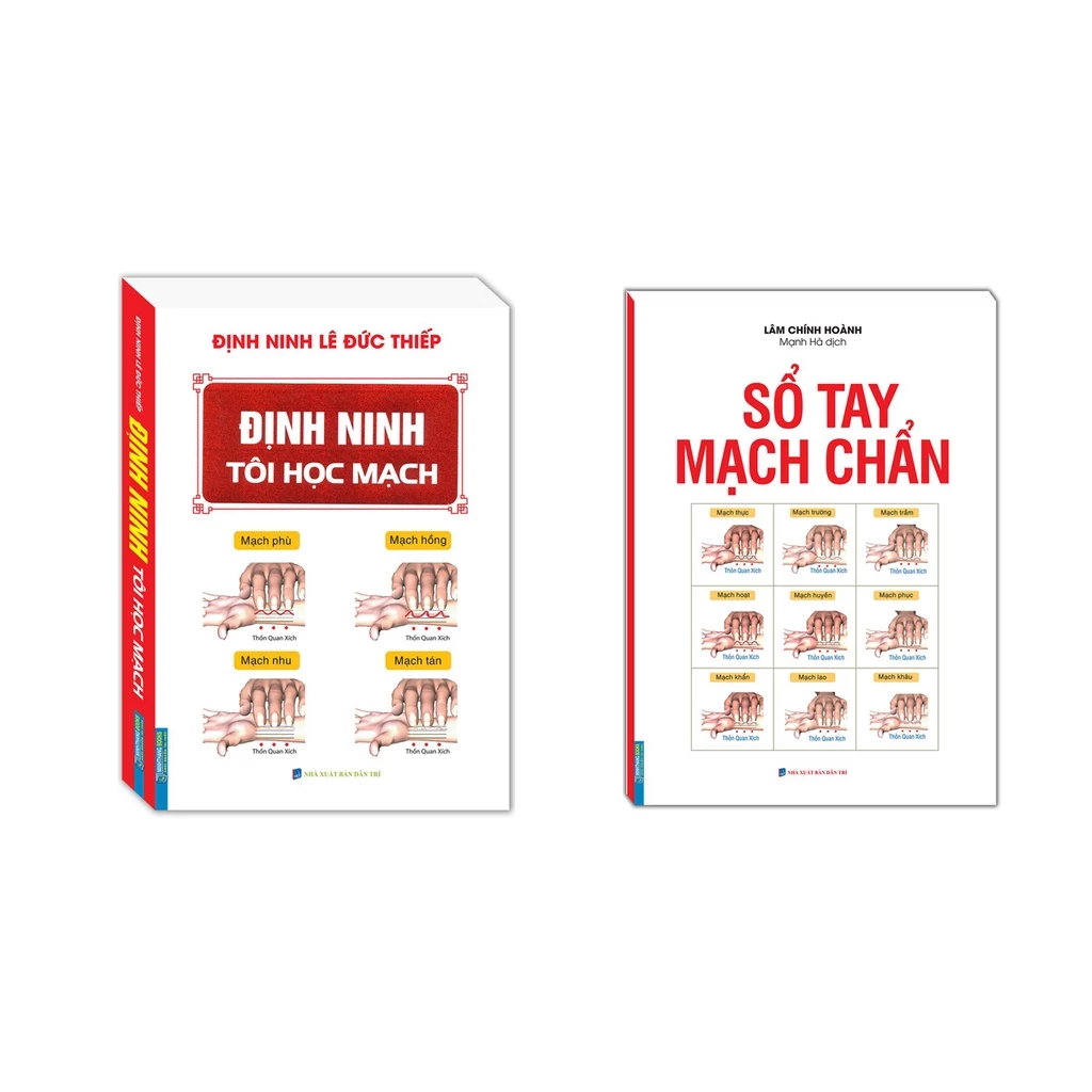 Sách - Combo 2c-Định Ninh Tôi Học Mạch+Sổ tay mạch chấn (mềm)