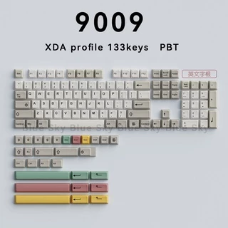 9009 Keycaps Vintage Style Cherry profile  XDA Dye Sublimation  PBT  Keycap Fabric 61 68 71 84 87 980  104 108