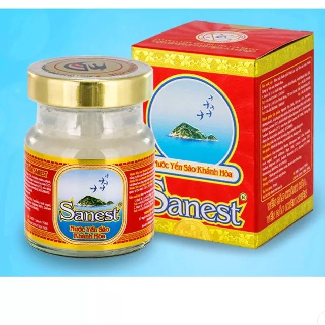 Yến sào Sanest hũ có đường/ không đường.